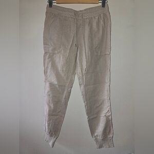 Women Light Tan/pale Pink Cargo Pants
